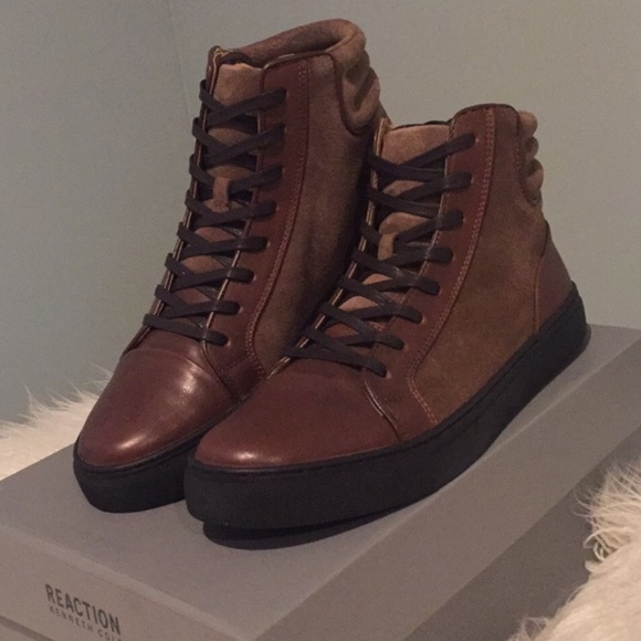 Kenneth Cole Reaction- Men's High Top Sneaker - Picture 1 of 8